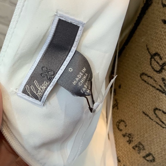 🆕Chelsea28 White Asymmetrical Cocktail Dress SZ 0 - Picture 7 of 8